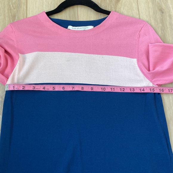 DVF Diane von furstenberg AINA colorblock shift dress - Picture 10 of 12